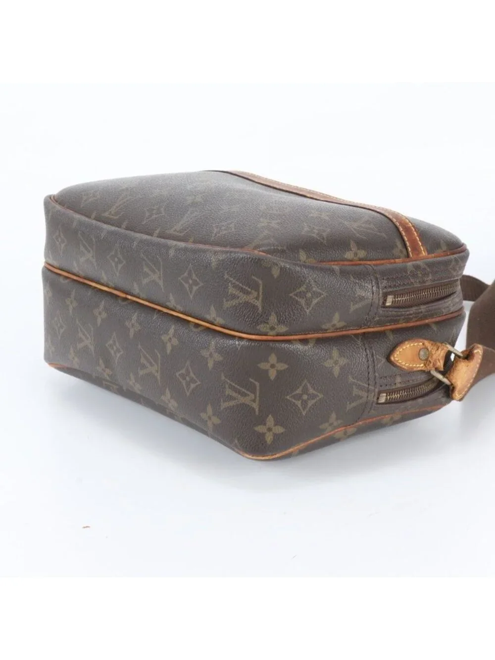 Louis Vuitton Monogram Reporter PM Leather Shoulder Bag Crossbody Messenger